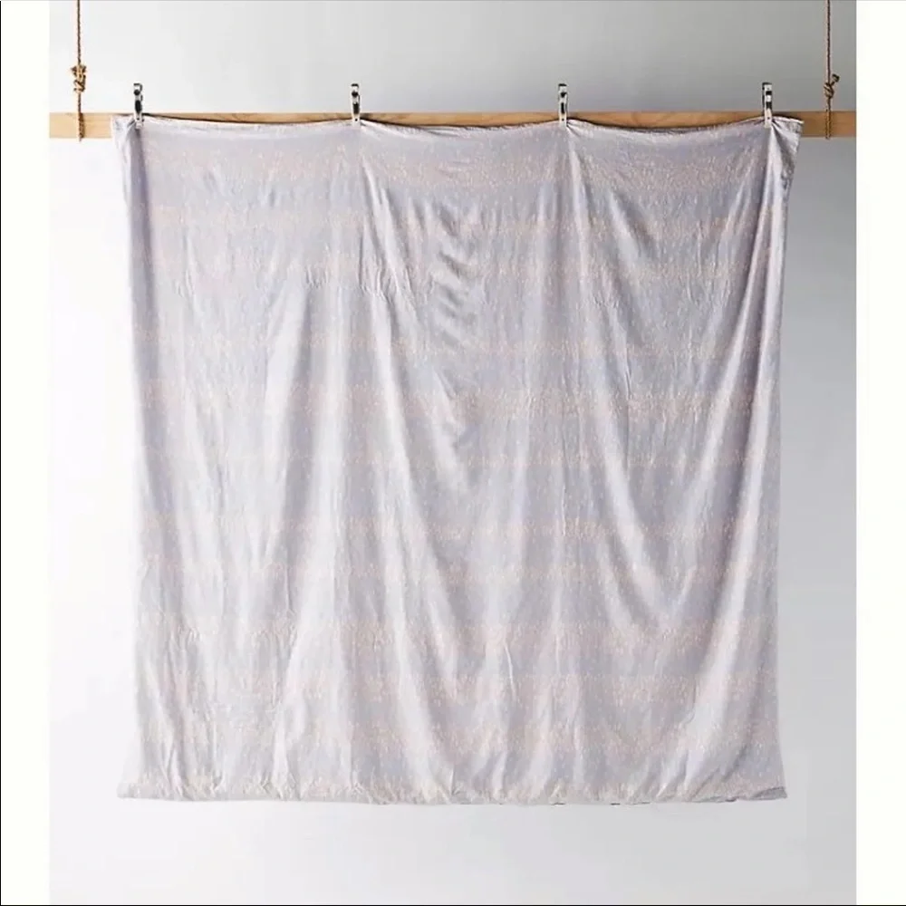 Anthropologie Rainier Percale Duvet Queen with 2 shams (king and regular) NWT